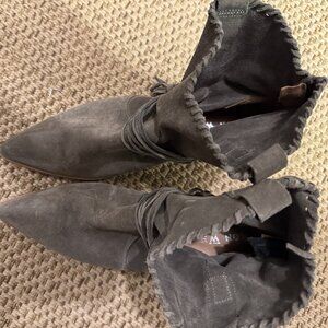 Ron White Gray suede boots size 40